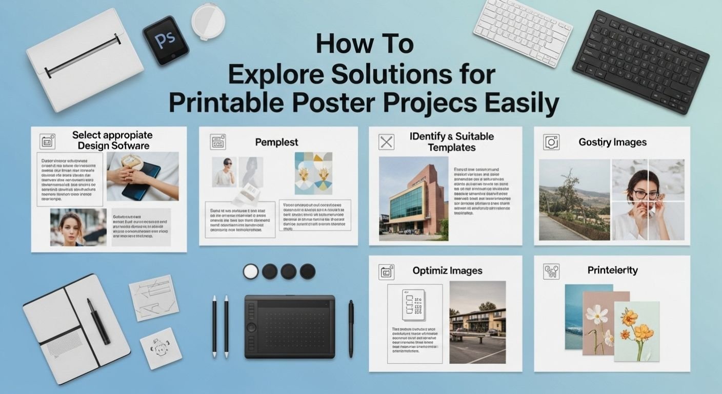 How to Explore Solutions for Printable Poster Projects Easily